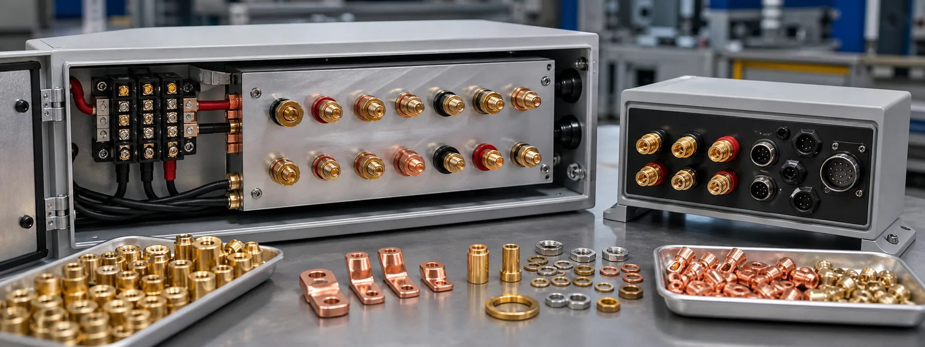 Custom Terminal Components for Industrial Equipment Realistic manufacturing review