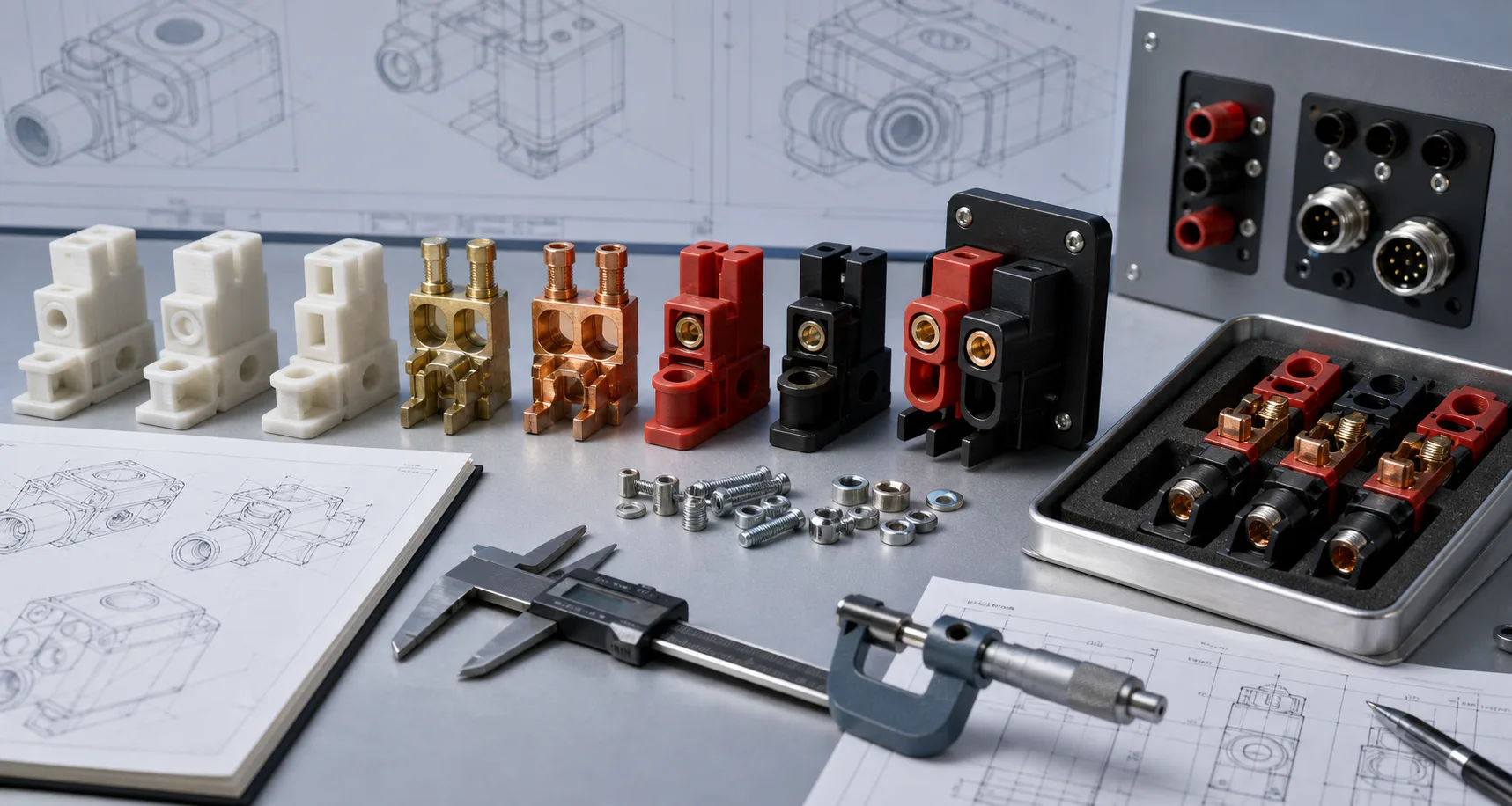 OEM terminal connector development workflow from prototype to approved sample