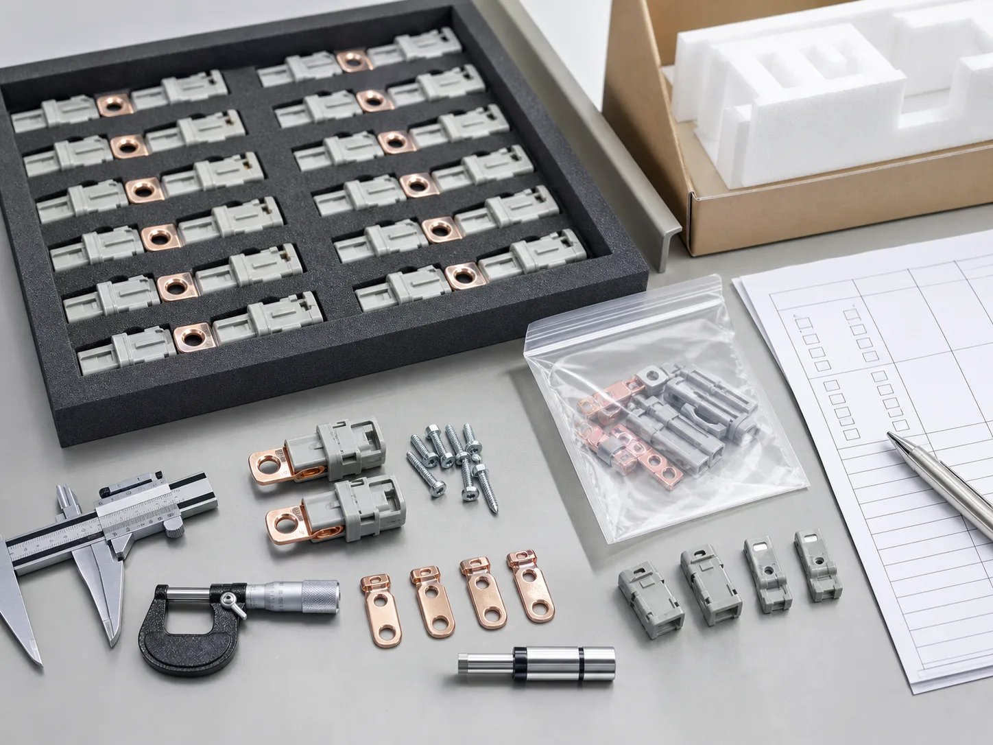 OEM terminal component production release and approval record